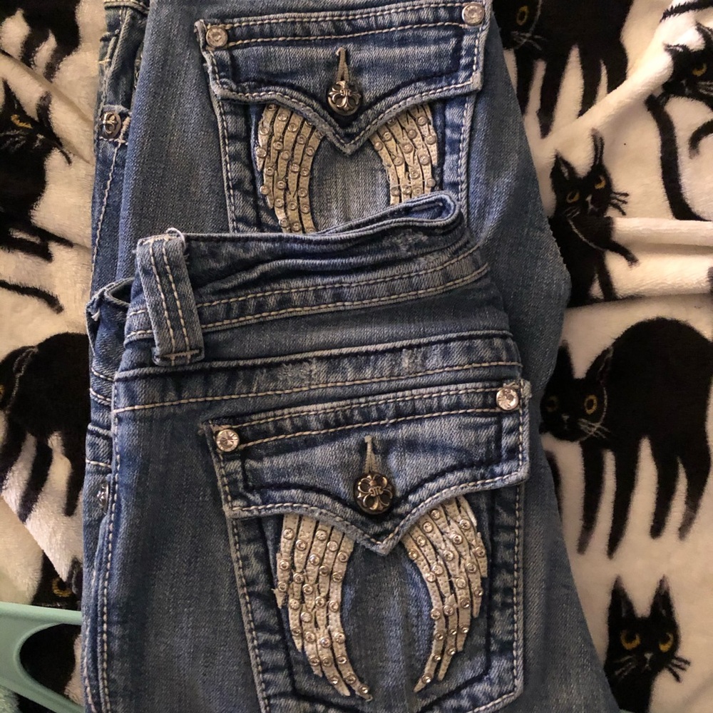 Miss Me Jeans crops size 26